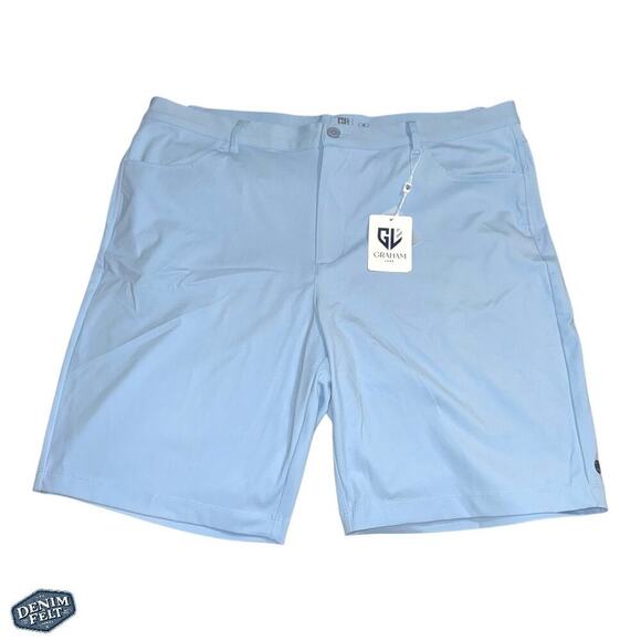 Graham Luxe Other - GRAHAM LUXE Men’s Powder Blue Wren Golf Shorts | NEW!!